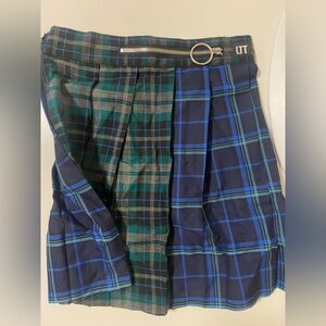 Dolls kill LTT plaid Gwen pleated skirt